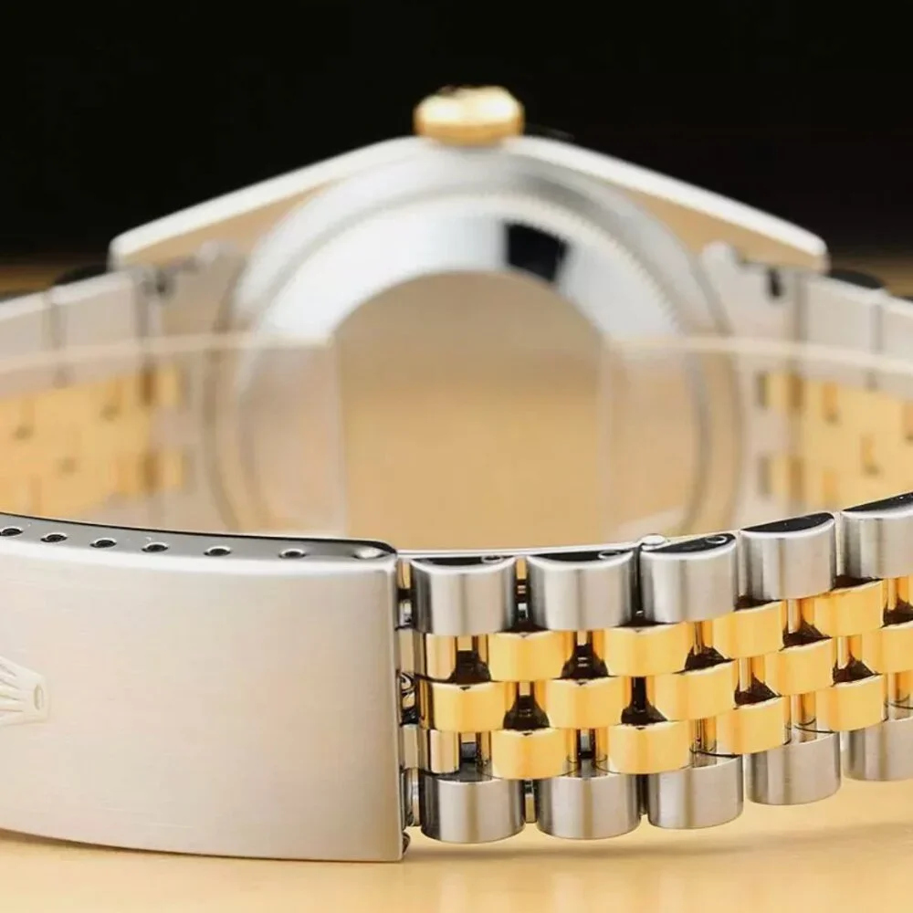 Factory Men's Two Tone 18kt Diamond Yellow Watch